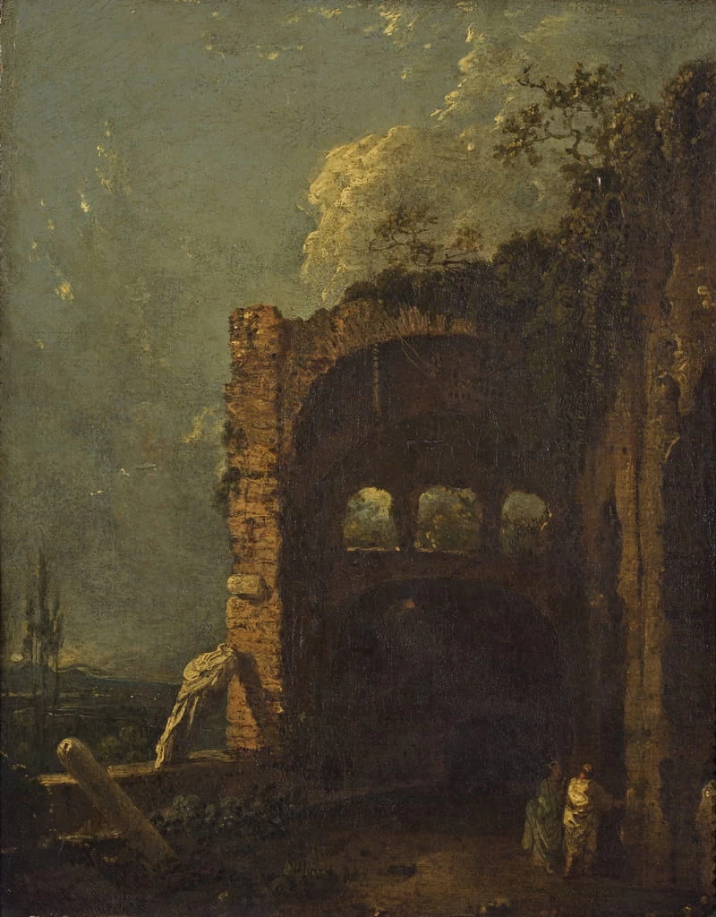 Rovine della Villa del Mecenate a Tivoli - Gloucester City Museum and Art Gallery, Gloucestershire